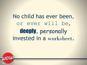 No Child Has Ever Worksheet
